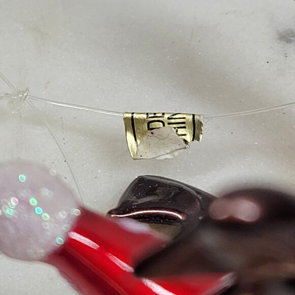 Vtg Lefton Reindeer Figurine Japan Hand Painted Gold Accents Christmas Decor - Picture 11 of 14